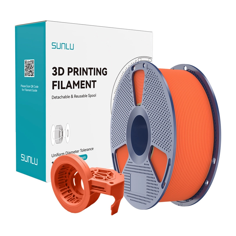 Sunlu vysokorychlostní matný PETG filament oranžový