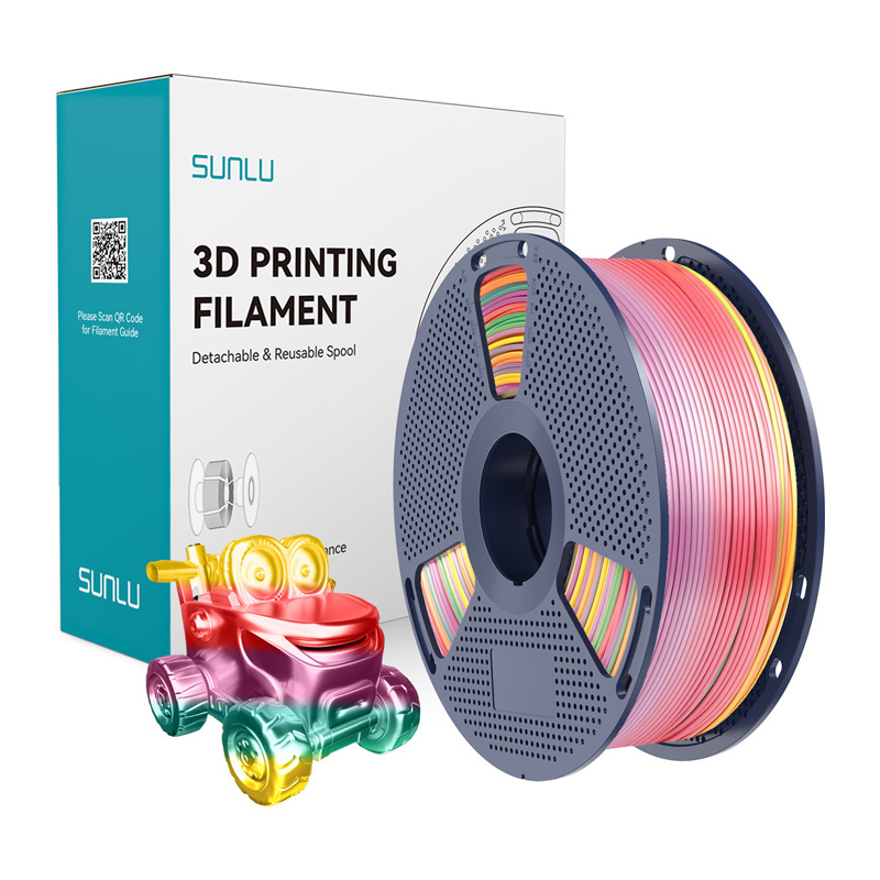 Filament Sunlu PLA+ Silk (Rainbow 01)