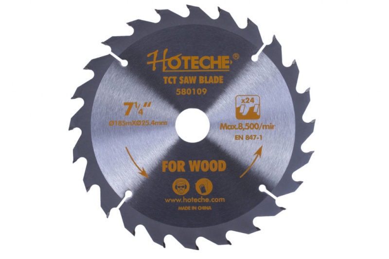 Pilový kotouč na dřevo 185 mm, 24 zubů - HT580109