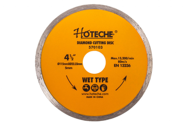Diamantový řezný kotouč 115 mm, WET TYPE - HT570103