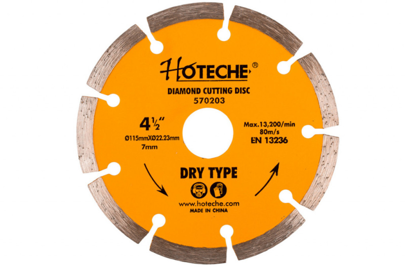 Diamantový řezný kotouč 115 mm, segmentový - HT570203