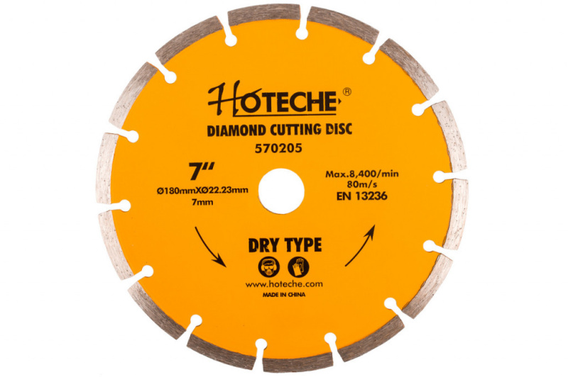 Diamantový řezný kotouč 180 mm, segmentový - HT570205