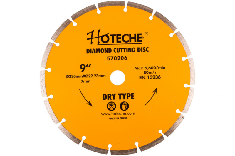 Diamantový řezný kotouč 230 mm, segmentový - HT570206