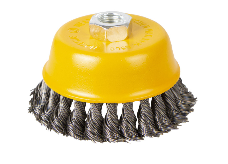 Drátěný kartáč, čelní M14 x 100 mm - HT590203