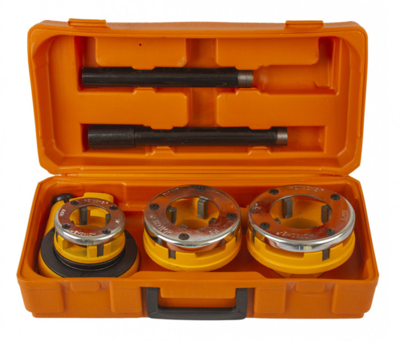 Sada ráčnových závitníků na trubky, 3 ks - HT271104