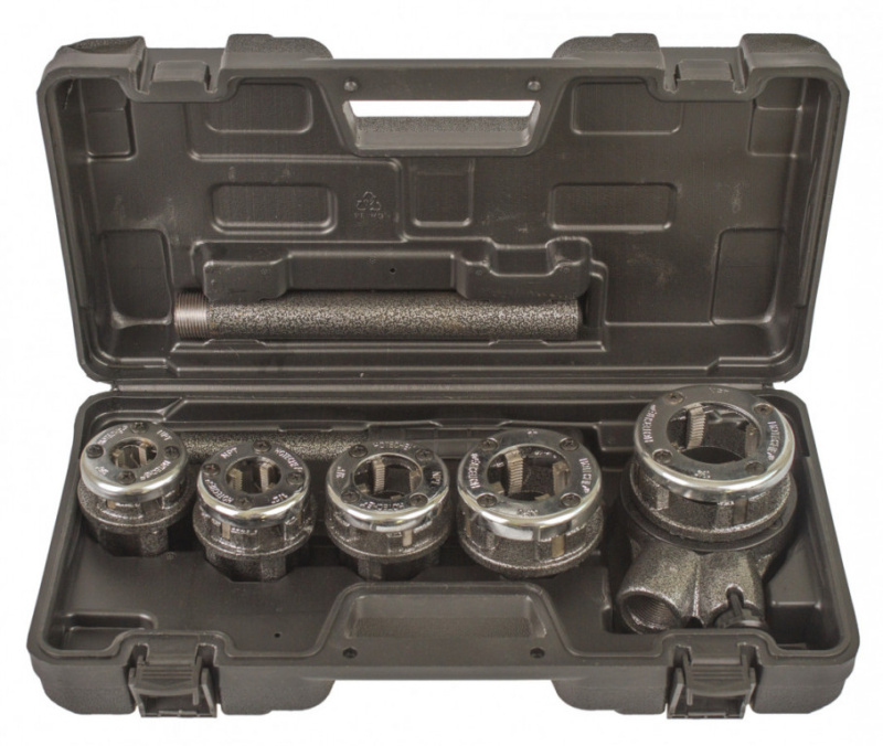 Sada ráčnových závitníků na trubky, 5 ks - HT271013