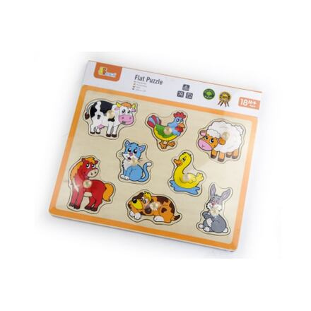 Viga puzzle s úchyty Farma