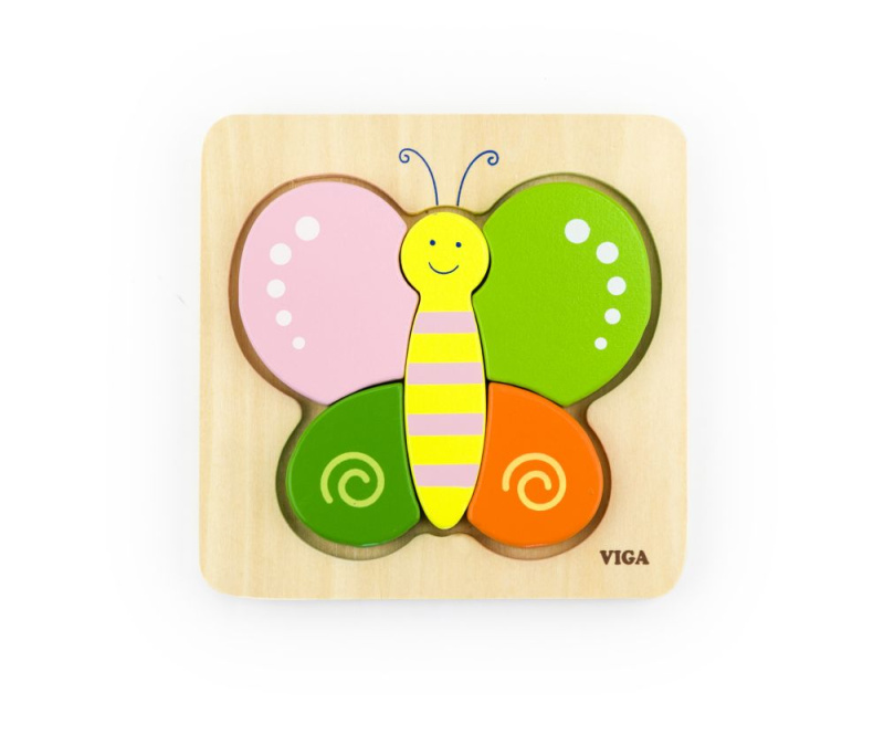 Viga puzzle motýl