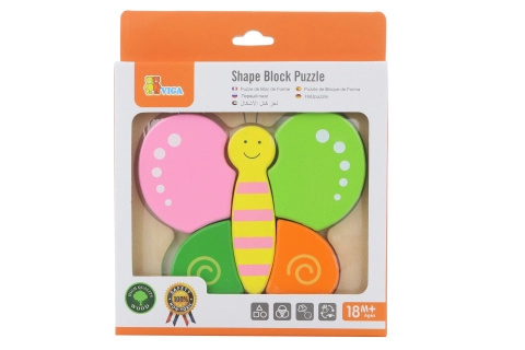 Viga puzzle motýl