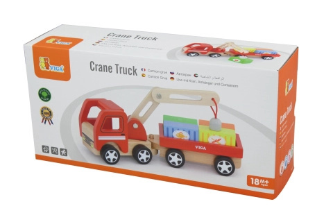 Viga Autojeřáb dřevěný s nákladem