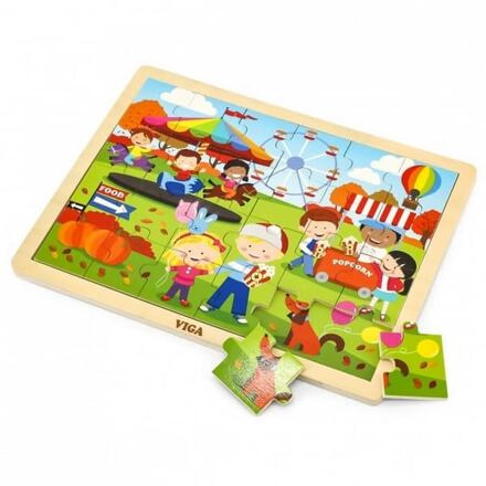Viga puzzle roční období podzim