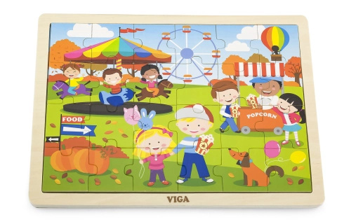 Viga puzzle roční období podzim