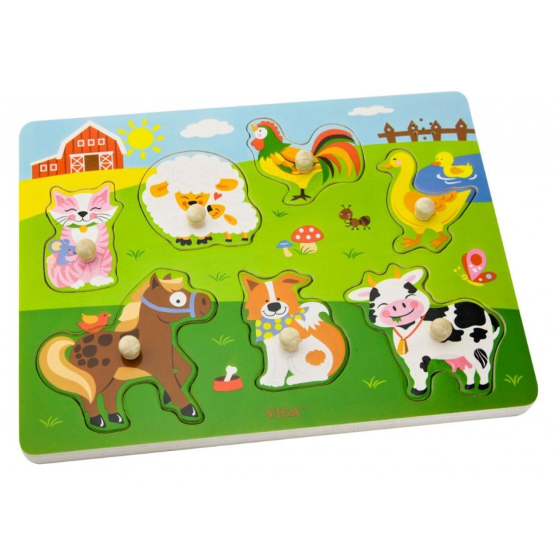 Viga vkládačka zvířátka zvuková