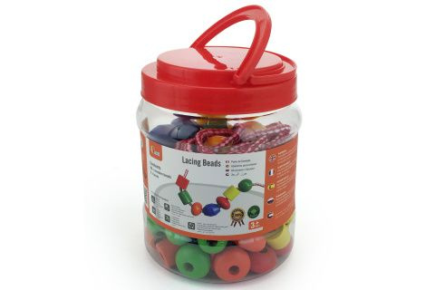 Lamps Navlékání dřevěných korálků extra velké