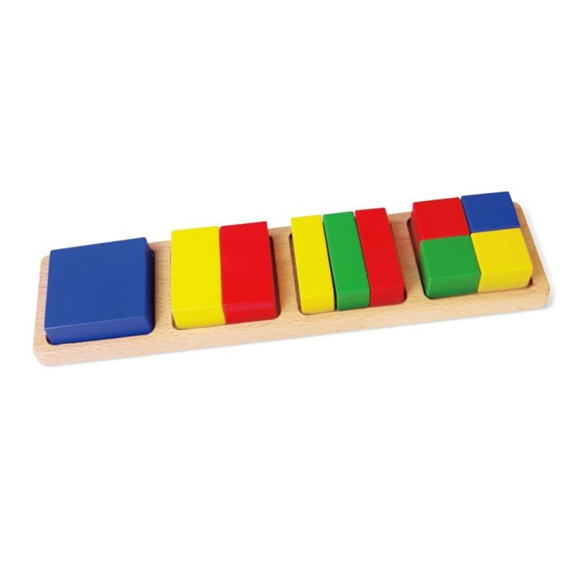 Dřevěné matematické tvary