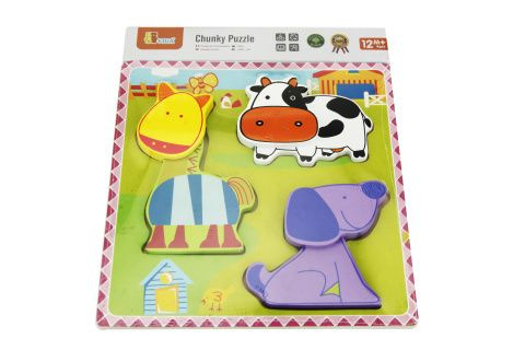 Viga vkládačka domácí zvířata 3 zvířátka