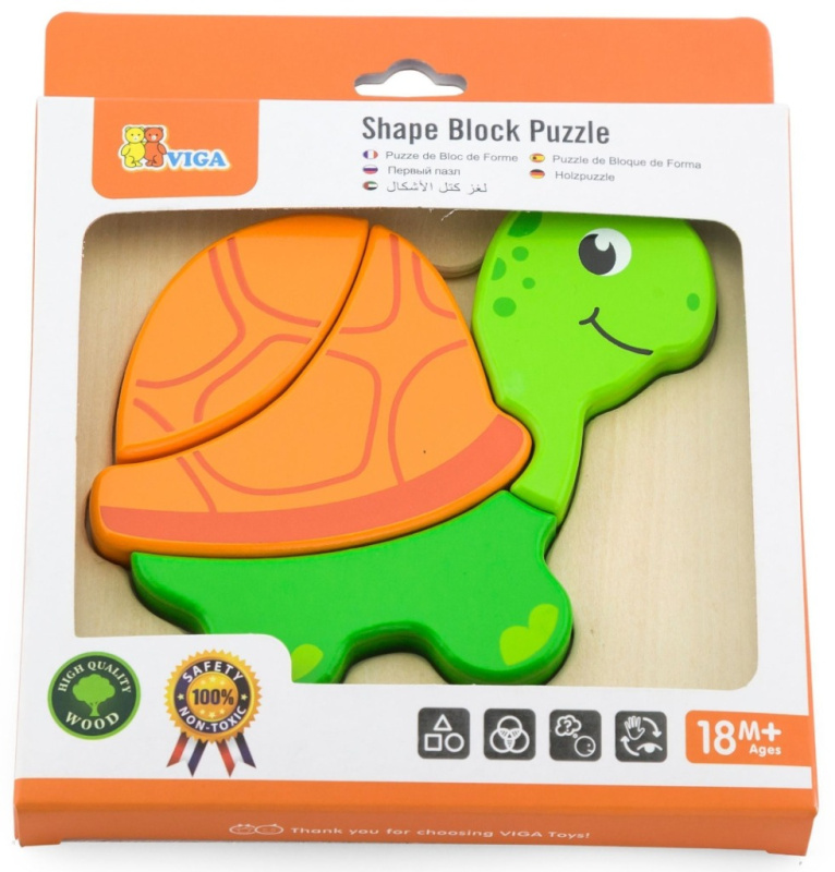 Puzzle pro nejmenší - želva