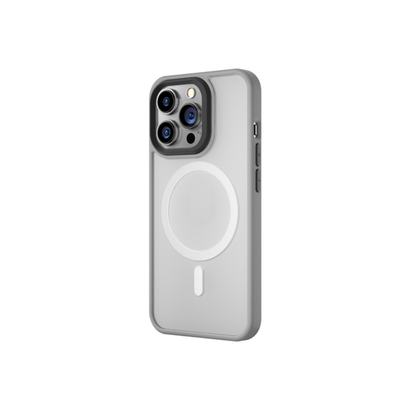 Apple MagSafe kryt na iPhone 16 Blueo Skin Friendly Frosted Case - šedý