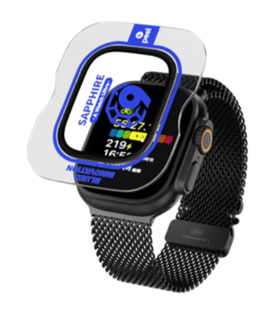 Blueo Sapphire & Titanium protect. kit - AW Ultra 1/2/3 Black