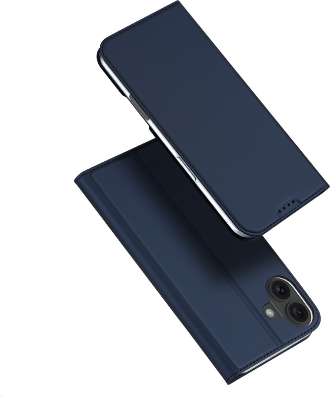 DuxDucis Knížkové pouzdro na iPhone 16 - DuxDucis, SkinPro Blue