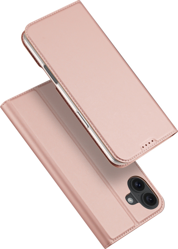 DuxDucis Knížkové pouzdro na iPhone 16 PLUS - DuxDucis, SkinPro Rose