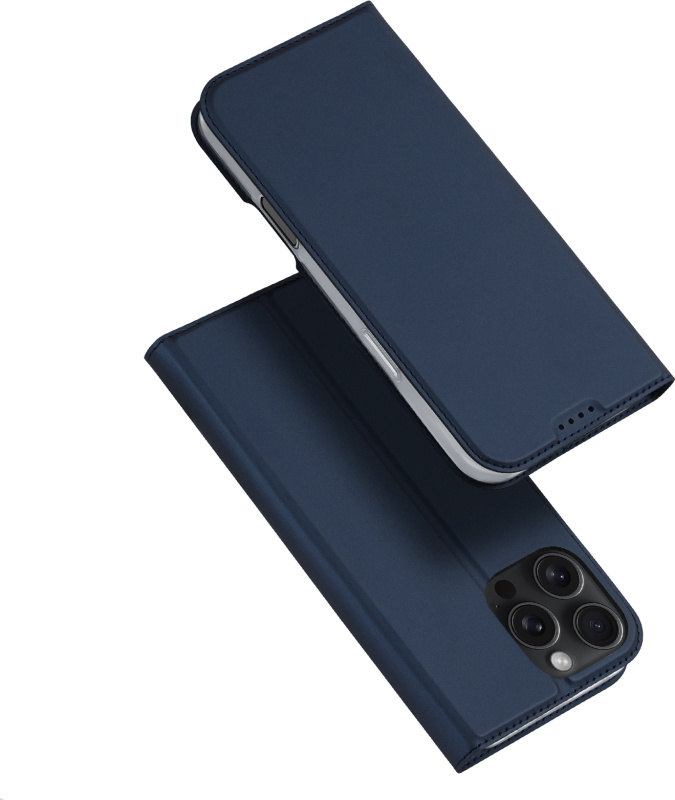 DuxDucis Knížkové pouzdro na iPhone 16 Pro MAX - DuxDucis, SkinPro Blue