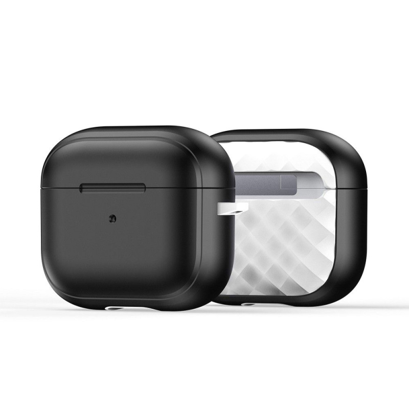 Pouzdro Dux Ducis Pecc Armor pro Apple AirPods Pro 2 – černé (TPU + PC)