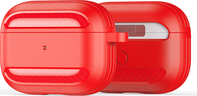 DuxDucis Pouzdro na sluchátka AirPods Pro 1/2 - DuxDucis, PECB Red