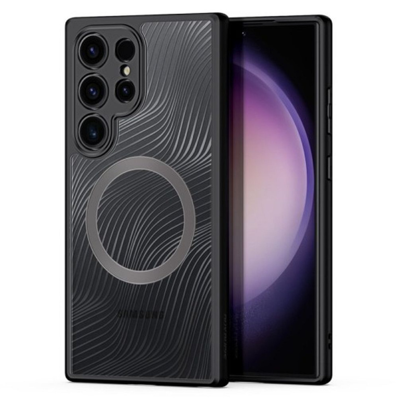 Pouzdro DUX DUCIS Aimo Mag pancéřové s MagSafe Samsung Galaxy S24 Ultra černé
