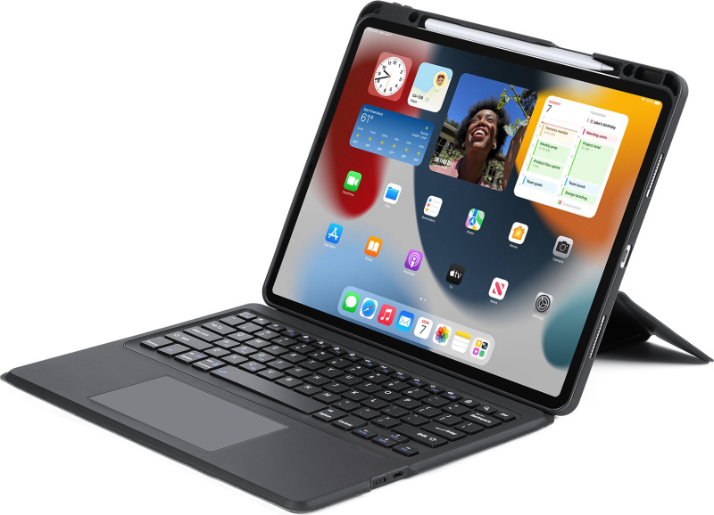 DuxDucis Klávesnice na iPad Air 13 (2025/2024) - DuxDucis, DK Keyboard Black