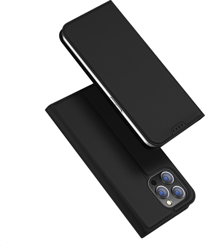 DUX DUCIS Skin Pro flipové pouzdro pro Apple iPhone 15 Pro černé
