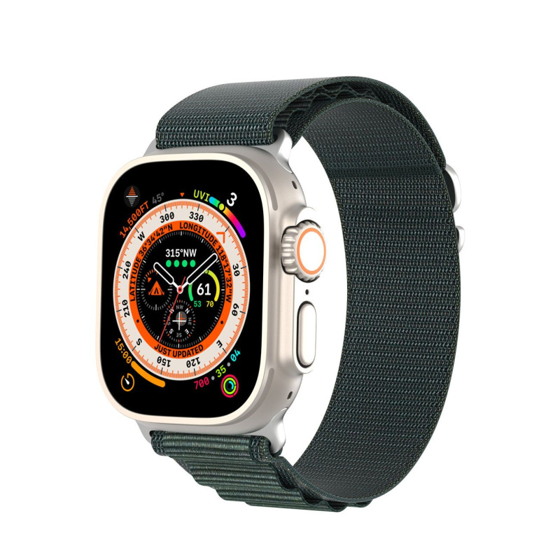 DUX DUCIS GS - Nylonový řemínek Apple Watch 38/40/41mm zelený