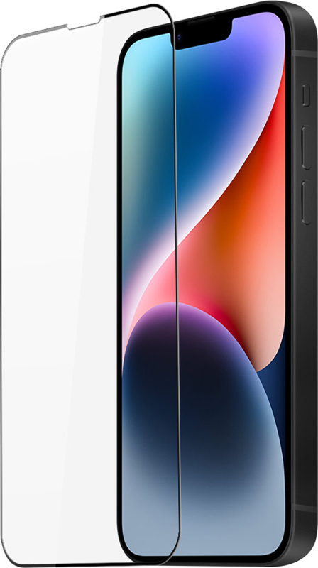 DuxDucis Ochranné tvrzené sklo pro iPhone 13 / 13 Pro / 14 / 16e - DuxDucis, Full Glass Black