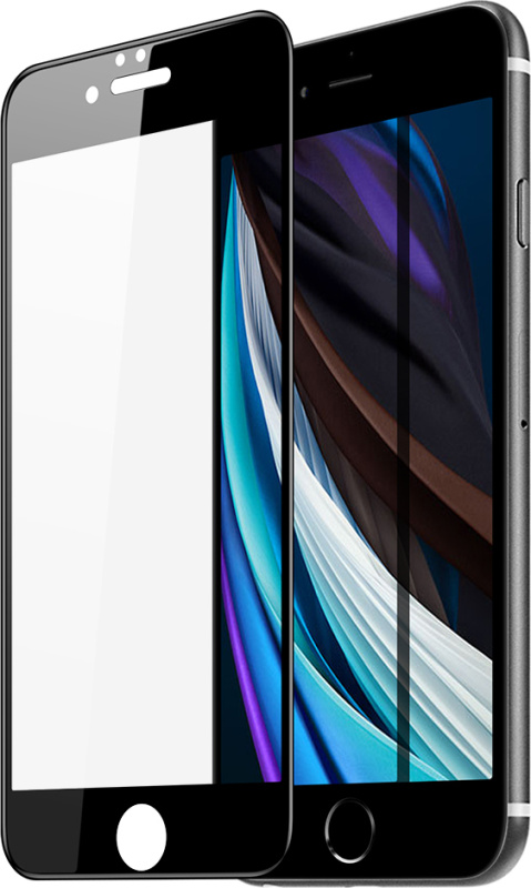 DuxDucis Ochranné tvrzené sklo pro iPhone 7 / 8 / SE (2020/2022) - DuxDucis, Full Glass Black