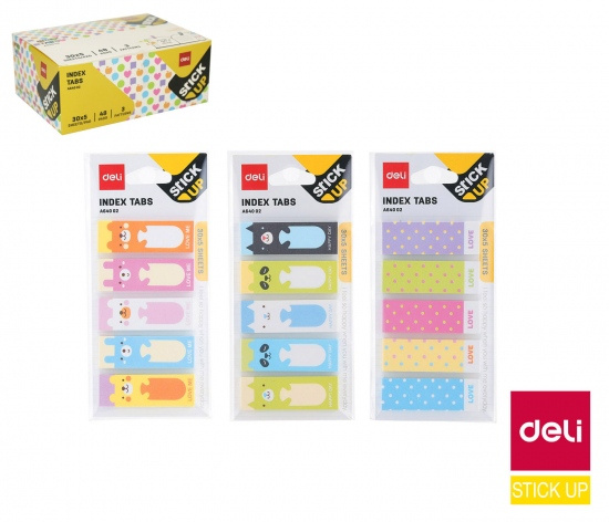 Záložky STICK UP mini set DELI EA64002 DELI