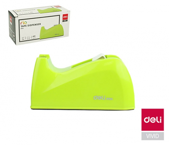 Odvíječ lepící pásky stolní DELI do 24mm E815A zelený DELI