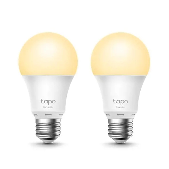 TP-Link Tapo L510E Smart, 8,7 W, E27, teplá bílá, 2 kusy Žlutá