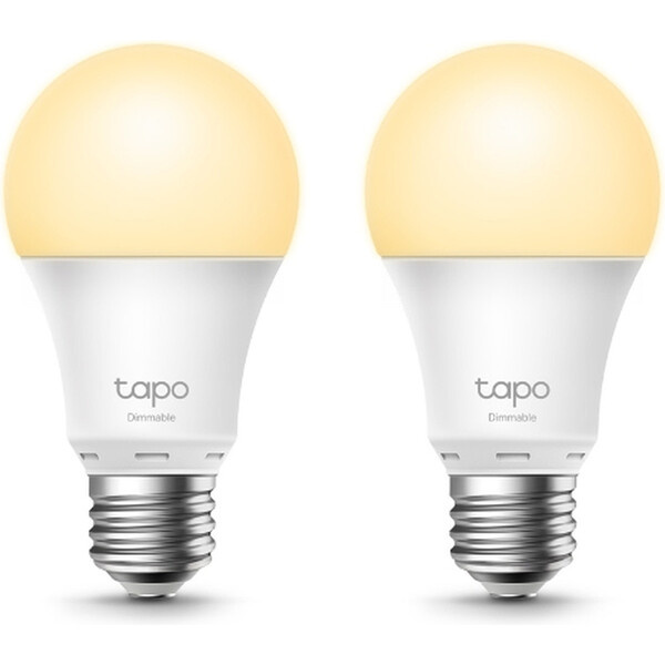 TP-Link Tapo L510E Smart, 8,7 W, E27, teplá bílá, 2 kusy Žlutá
