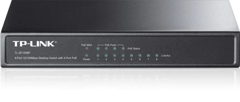 TP-Link TL-SF1008P Černá