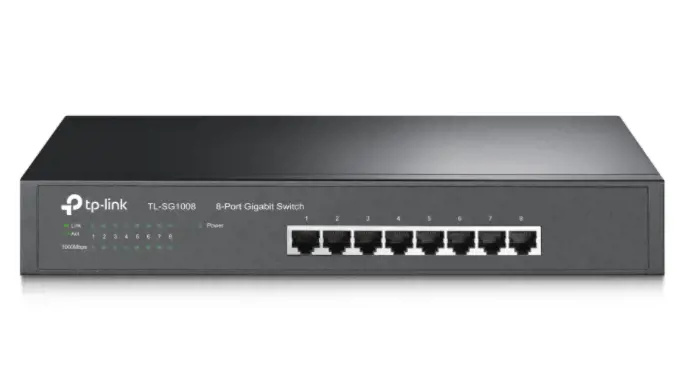 TP-Link TL-SX1008 Šedá