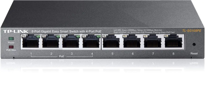 TP-Link TL-SG108PE Šedá