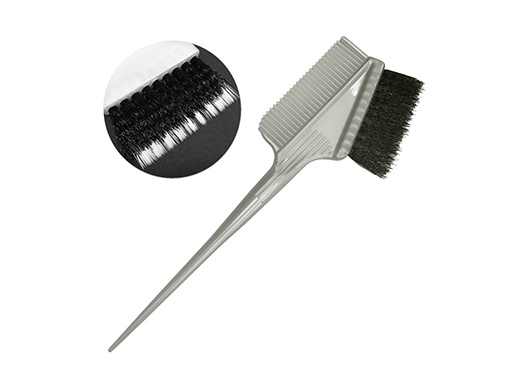 Štětec na barvu DVA DRUHY ŠTĚTIN s HŘEBÍNKEM - šedý