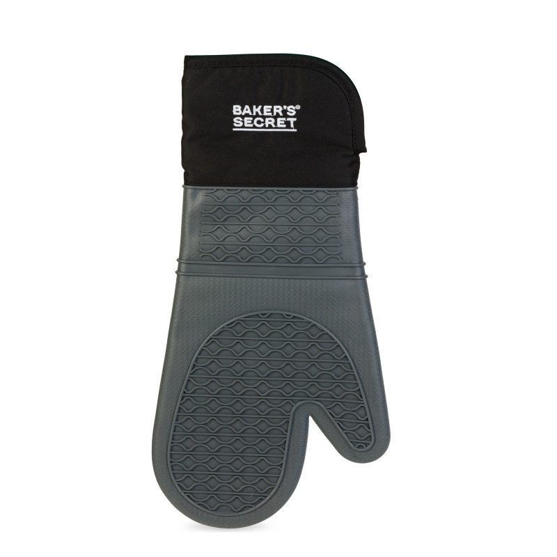 Baker's Secret silikonová kuchyňská rukavice na pečení 38,5 cm šedá