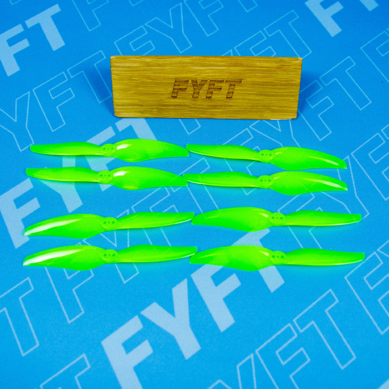 4" vrtule Hurricane Durable 4024-2 - (8ks) Gemfan Varianta: Žluto-zelená