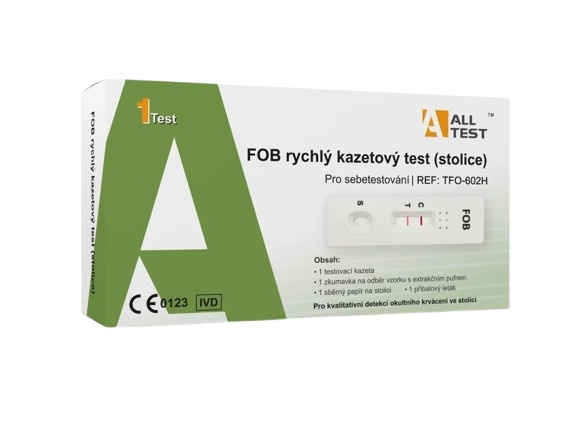 1x/100x ALLTEST Test k detekování okultního krvácení v lidské stolici FOB