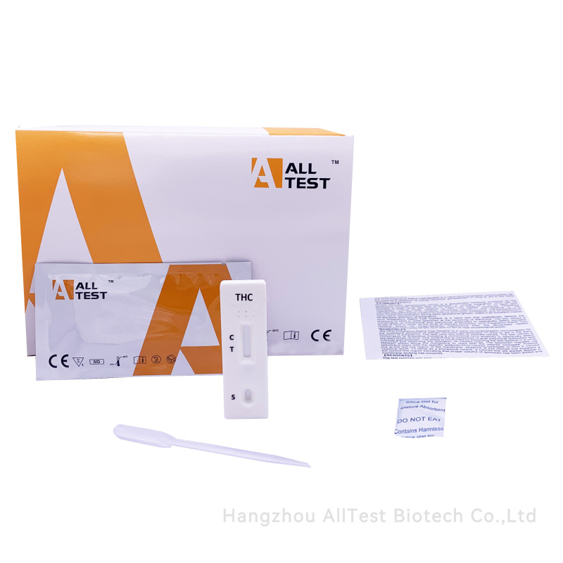1x ALLTEST Test na marihuanu (THC) z moči