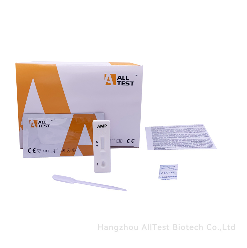 1x ALLTEST Test na amfetamin (AMP) z moči