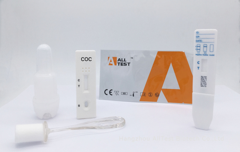 1x/100x ALLTEST Test na kokain (COC) ze slin Počet kusů: 1