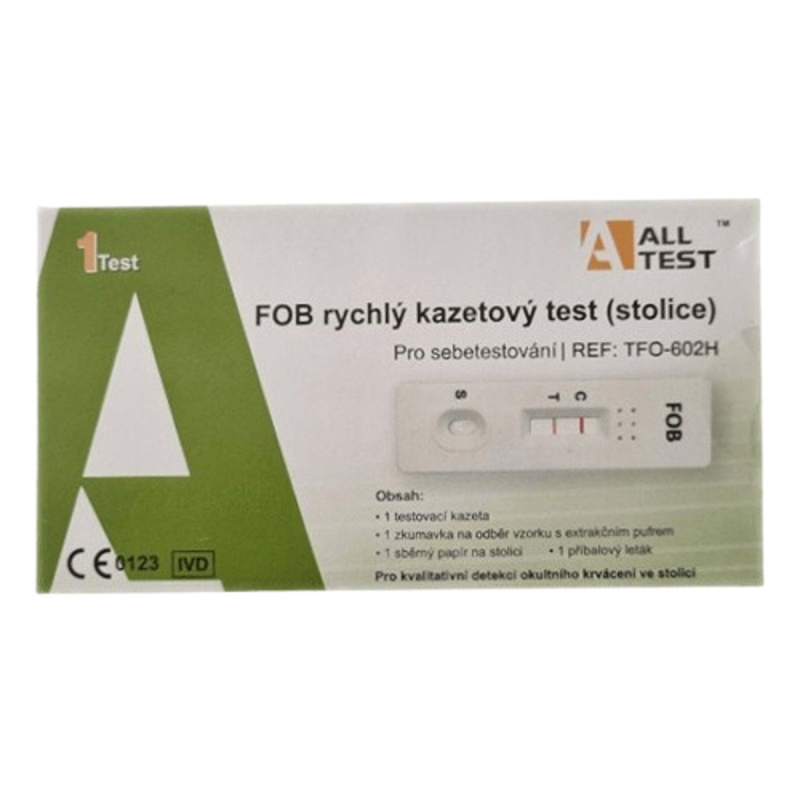 ALLTEST FOB rychlý kazetový test (stolice) 1ks