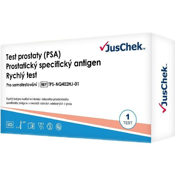 JusChek test prostaty (PSA) specifický antigen rychlý test 1 ks